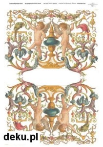 Papier ryżowy A4 210x297 -  decoupage itd R046 660