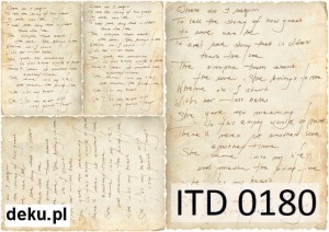 Papier decoupage A4 210x297 - itd 0180m 478