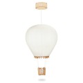 Deku Balon Lampa wisząca dekoracyjna drewniana Biała oprawka 2.jpg