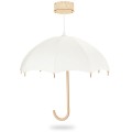 Deku Parasol Lampa wisząca dekoracyjna drewniana Biała oprawka 3.jpg