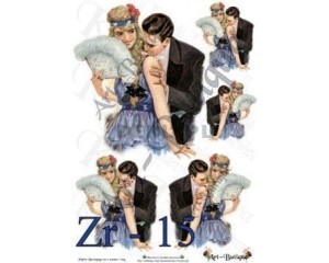 Papier do decoupage 210X305 - Art-Butique Zr-15 1462