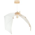 Deku Nietoperz Lampa wisząca dekoracyjna drewniana Biała oprawka  5.jpg