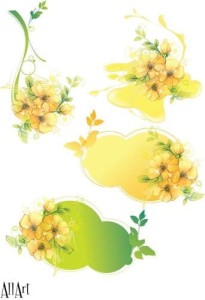 Papier decoupage 210x297mm A4 - AllArt 40 - kwiaty 4692