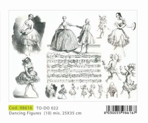 Papier do decoupage 250x350mm -TO-DO 022 1148