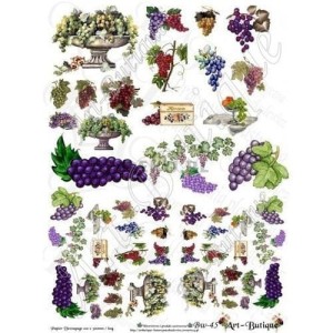 Papier do decoupage 210X305 - Art-Butique Bw-45 3837