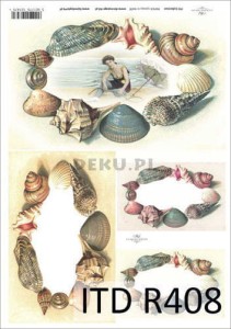 Papier ryżowy A4 210x297 -  decoupage itd R408 3558