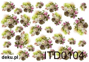 Papier decoupage A4 210x297 - itd 0104m 408
