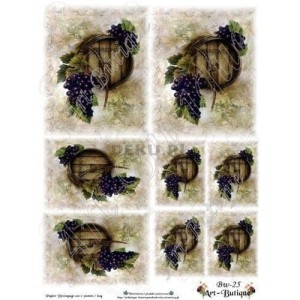 Papier do decoupage 210X305 - Art-Butique Bw-25 3817