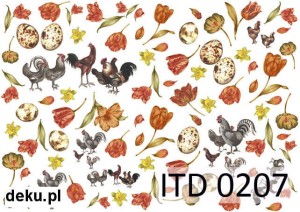Papier decoupage A4 210x297 -  itd 0207m 579