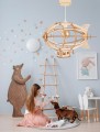 Deku – Sterowiec Lampa wisząca dekoracyjna drewniana Biała oprawka L571419 4.jpg