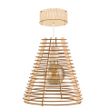 Deku - Teresa Light Lampa wisząca dekoracyjna drewniana Biała oprawka 2.png