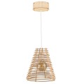 Deku - Teresa Light Lampa wisząca dekoracyjna drewniana Biała oprawka 5.jpg