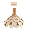 Deku - Esmeralda Lampa wisząca dekoracyjna drewniana Biała oprawka 4.jpg