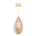 Deku - Balladyna Light Lampa wisząca dekoracyjna drewniana Biała oprawka 5.jpg