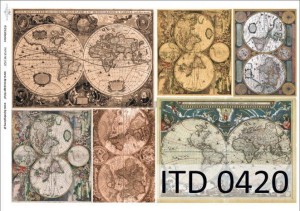 Papier decoupage A3 420x297 -  itd 0420  3276