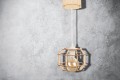 Deku - Kalisto Lampa wisząca dekoracyjna drewniana Biała oprawka L576322 3.jpg