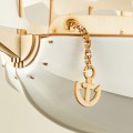 Deku – Statek Lampa wisząca dekoracyjna drewniana Biała oprawka L709616