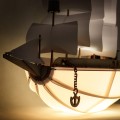 Deku – Statek Piracki Żaglowiec Lampa stojąca nocna dekoracyjna drewniana  4.jpg
