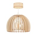 Deku - Idalia Lampa wisząca dekoracyjna drewniana Biała oprawka L576186.jpg