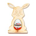 Zajączek Wielkanocny Podstawka z Jajkiem Kinder Niespodzianką 17x12 cm.jpg