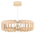 Deku - Gloria Lampa wisząca dekoracyjna drewniana Biała oprawka L576209 3.jpg