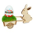 Zajączek z Wózeczkiem Wielkanocnym i Jajkiem Kinder Zestaw do sadzenia Rzeżuchy 20x7x13 cm  2.jpg