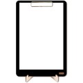 Deku- Clipboard  na stojaku A4 Z klipsem Pokryty Farbą Tablicową  24x36 cm  4.jpg