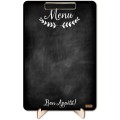Deku- Clipboard  na stojaku A4 Z klipsem Pokryty Farbą Tablicową  24x36 cm.jpg