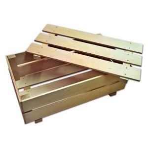 Skrzynka bukowa z pokrywką 37x20x13,5 Deku 007270
