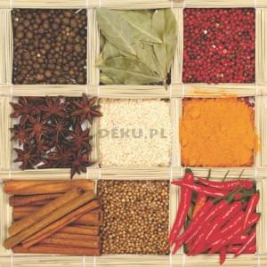 Serwetka do decoupage - przyprawy 883