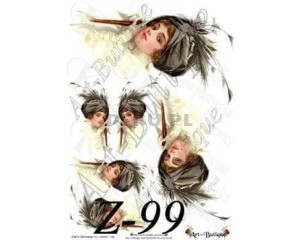 Papier do decoupage 210X305 - Art-Butique Z-99 1881