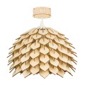 Deku - Aurora Light Lampa wisząca dekoracyjna drewniana Biała oprawka L576285 3.jpg
