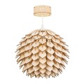 Deku - Aurora Lampa wisząca dekoracyjna drewniana  Biała oprawka L576100 5.jpg
