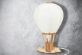 Deku – Balon Lampa stojąca nocna drewniana Biała oprawka L701924 2.jpg