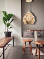 Deku - Aurelia Light Lampa wisząca dekoracyjna drewniana Biała oprawka L576407 2.jpg