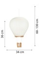 Deku Balon Kinkiet Lampa ścienna dekoracyjna drewniana Biała oprawka  4.jpg