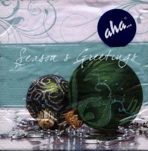 Serwetka do decoupage -bombki 5388