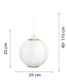 Deku - Paula Kinkiet Lampa ścienna dekoracyjna drewniana Biała oprawka  K701993.jpg