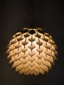 Deku - Lampa wisząca dekoracyjna drewniana Aurora Biała oprawka 0.jpg