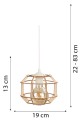 Deku - Kalisto Kinkiet  Lampa ścienna dekoracyjna drewniana Biała oprawka  5.jpg