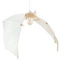 Deku Nietoperz Lampa wisząca dekoracyjna drewniana Biała oprawka.jpg