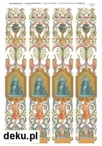 Papier ryżowy A4 210x297 - decoupage itd R016 630