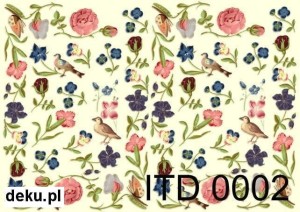Papier decoupage A4 210x297 - itd 0002m 409