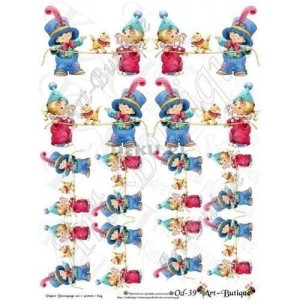 Papier do decoupage 210X305 - Art-Butique Od-39 3883