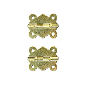 Zawias złoty- ozdobny - 30 x 25 mm Z0630M 2 szt.