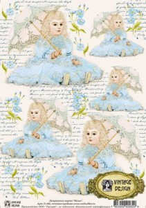 Papier decoupage A4 210x297 - 'Masza' S-082 3116