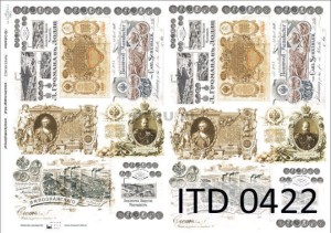 Papier decoupage A4 210x297 - itd 0422m 3371