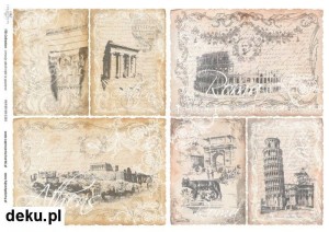 Papier decoupage A3 420x297 -  ITD 0328 | Miasta - Rzym, Ateny 2189