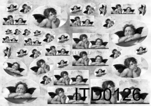 Papier decoupage A4 297X210 - itd 0126m 993
