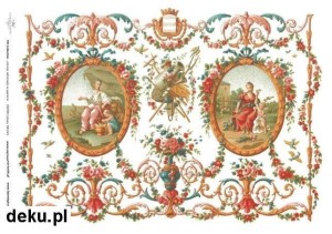 Papier ryżowy A4 210x297 -  decoupage itd R024 638